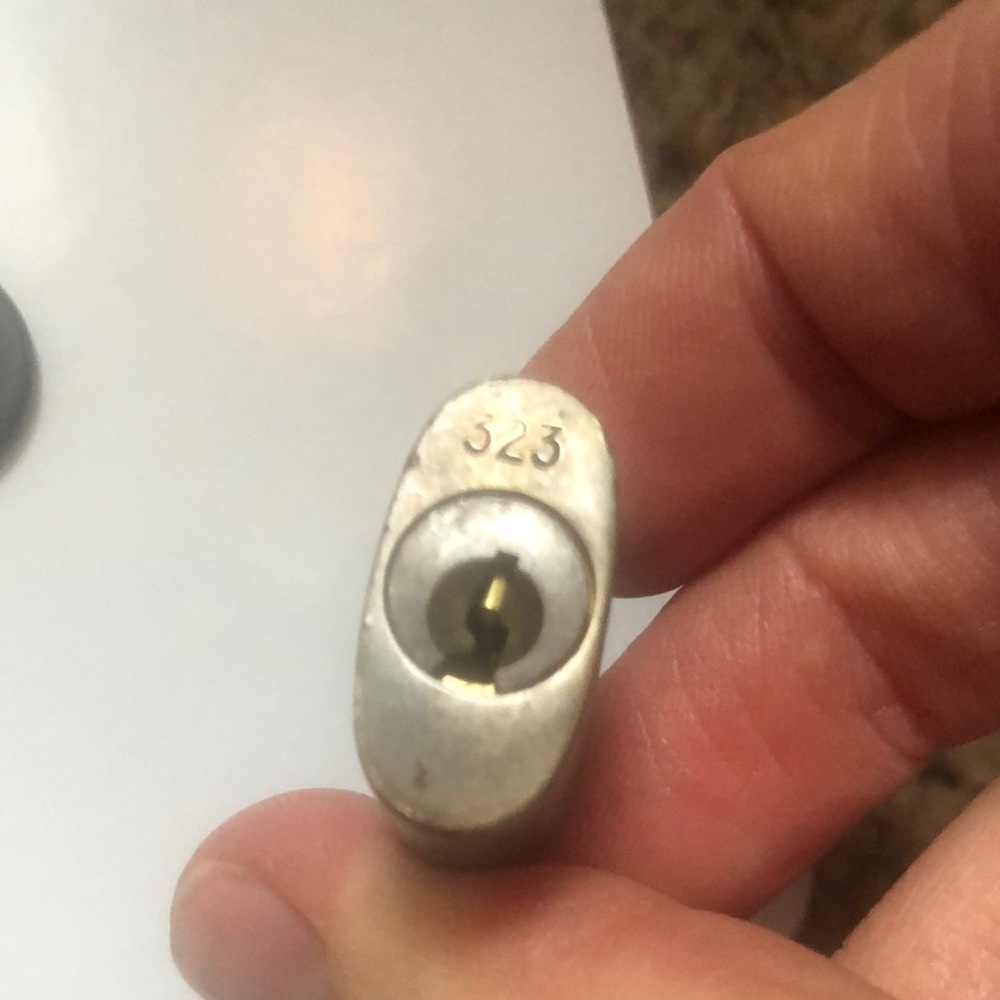 Louis Vuitton Brass Lock # 323 (no key) - Picture 3 of 4